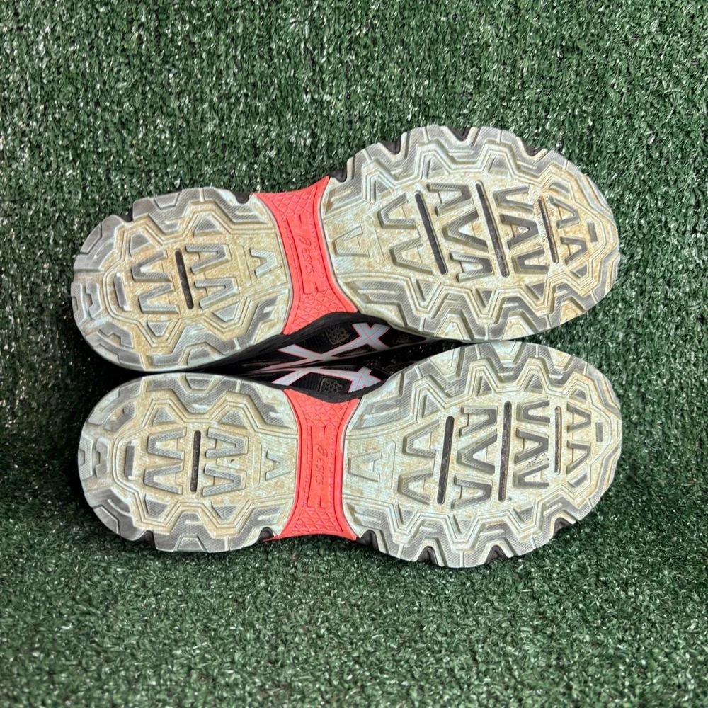 ASICS GEL-Venture 8 Trail Running Athletic Sports Sneakers Black Pink Women Sz 8